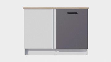 Напольный шкаф Grey, Дуб светлый 120х63х91 см ЛДСП