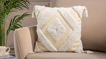 Наволочка декоративная Askona Home Fuzzy (Хоум Фаззи), Ромбы